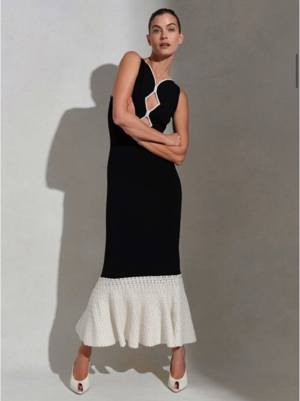 ET OCHS Maude Knit Midi Dress